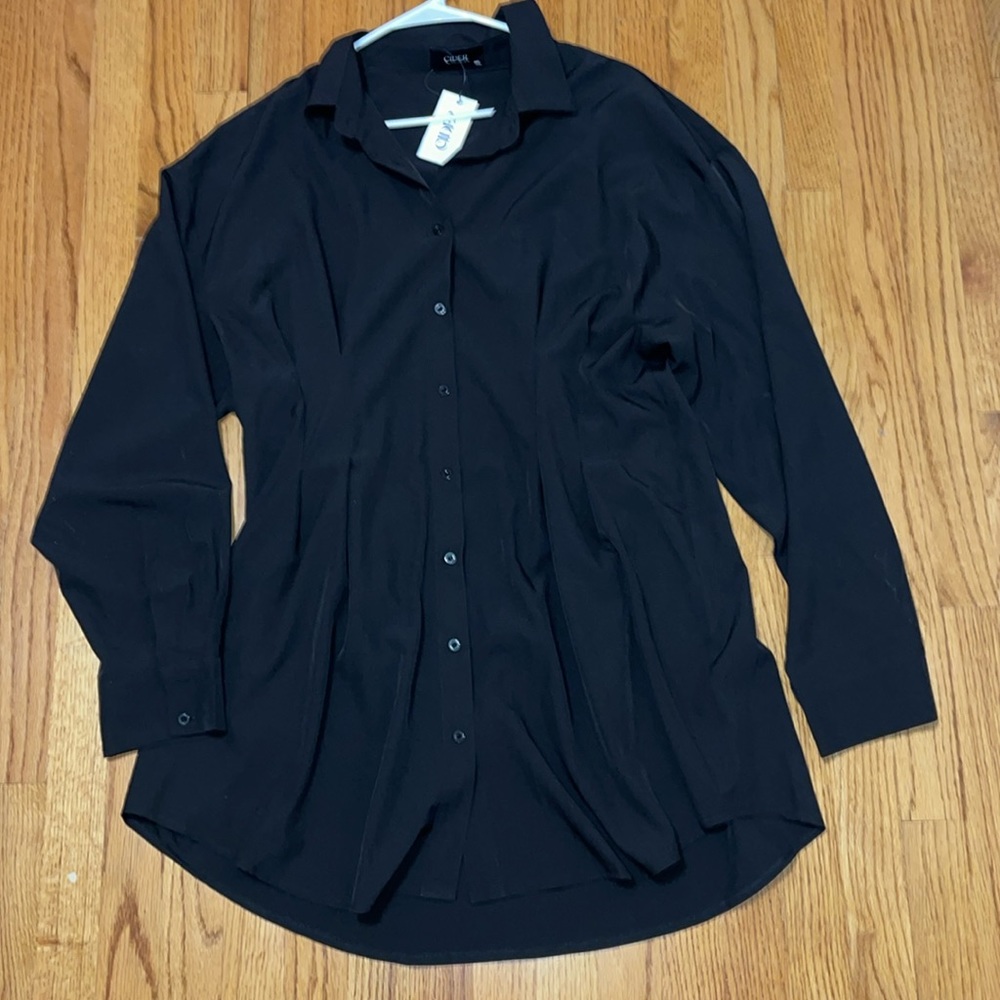 Black Button Down Dress
